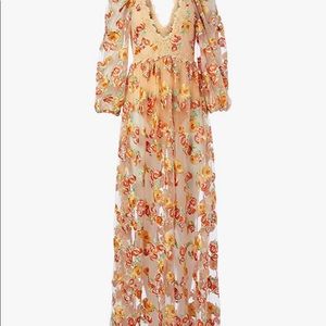 NWT For Love & Lemons Maxi Dress
